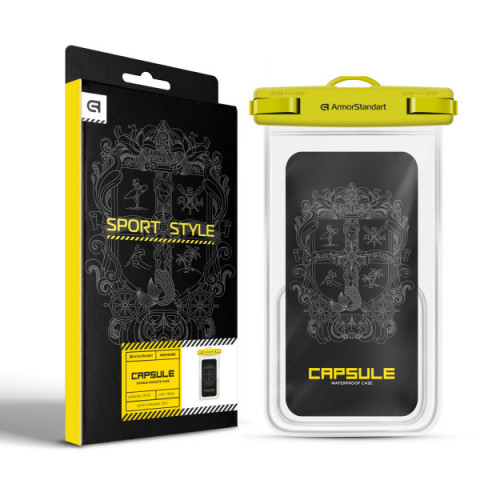 Водонепроникний чохол ArmorStandart Сapsule Double Pockets Yellow (ARM84416)