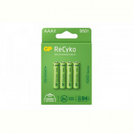 Акумулятори GP Recyko 1000 Series AAA/HR03 NI-MH 950mAh BL 4 шт