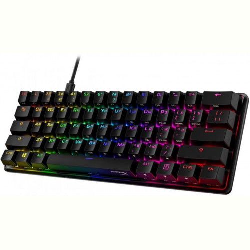 Клавіатура HyperX Alloy Origins 60 Red RGB RU Black (4P5N0AA) USB