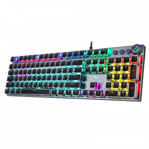 Клавіатура Aula Mechanical Keyboard Fireshock V5 Wired (6948391221779) Black USB