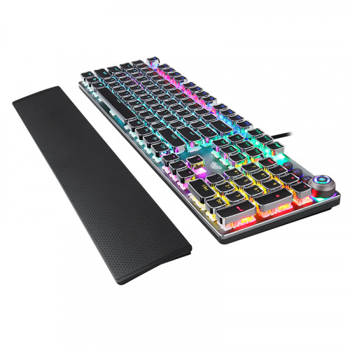 Клавіатура Aula Mechanical Keyboard Fireshock V5 Wired (6948391221779) Black USB