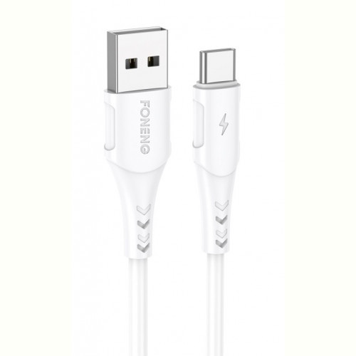 Кабель Foneng X81 1M Cable USB - USB-C 2.1A 1м White (X81-CA-TC)