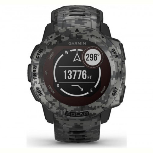 Смарт-годинник Garmin Instinct Solar Graphite Camo (010-02293-15)