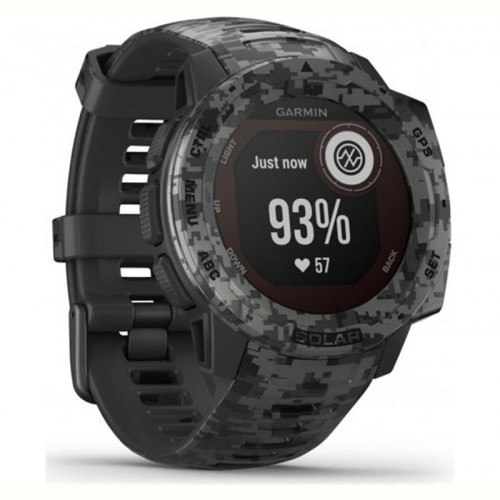 Смарт-годинник Garmin Instinct Solar Graphite Camo (010-02293-15)