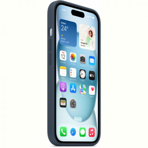 Чохол-накладка Apple Silicone Case with MagSafe для Apple iPhone 15 Black (MT0J3)