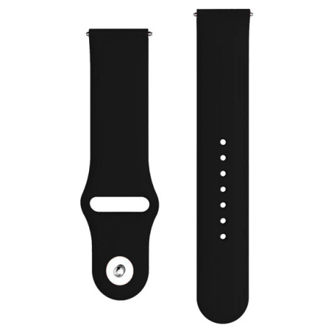 Ремінець ArmorStandart Silicone Watch Strap 20mm Black (ARM60350)