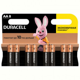 Батарейка Duracell MN1500 AA/LR06 BL 8шт