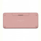 Клавiатура бездротова Logitech Pebble Keys 2 K380s Rose (920-011853)