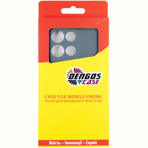 Чохол-накладка Dengos для Motorola G15/G15 Power Grey Full Glue (DG-KM-147) + захисне скло