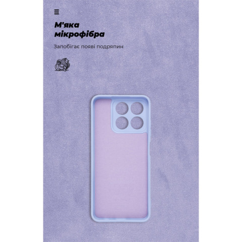 Чохол ArmorStandart ICON для ZTE Blade A35 4G / A55 4G Camera cover Lavender (ARM81527)