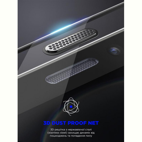 Комплект Захисне скло Armorstandart Space Black Icon для Apple iPhone 11/XR + Аплікатор (ARM63245)