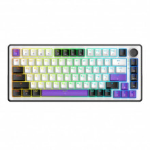 Клавіатура ігрова Hator Hellyberry HK75 White/Violet