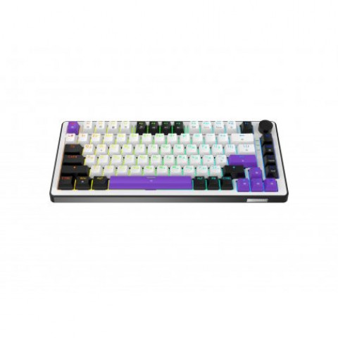Клавіатура ігрова Hator Hellyberry HK75 White/Violet