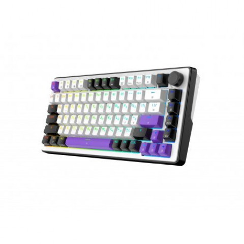 Клавіатура ігрова Hator Hellyberry HK75 White/Violet