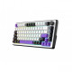 Клавіатура ігрова Hator Hellyberry HK75 White/Violet
