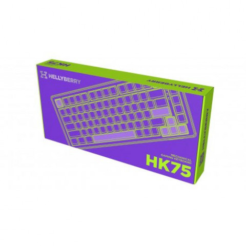 Клавіатура ігрова Hator Hellyberry HK75 White/Violet