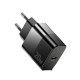 Мережевий зарядний пристрій Essager Travel Charger 20W USB-C Black (E20JSB1-SYTT1-T) + кабель USB Type-C