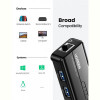 Концентратор USB 3.0 Ugreen 3xUSB 3.0 + RJ45 1000M Ethernet, Black (20265)