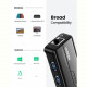 Концентратор USB 3.0 Ugreen 3xUSB 3.0 + RJ45 1000M Ethernet, Black (20265)