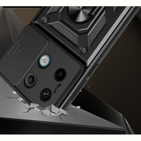 Чохол-накладка BeCover Military для Poco X6 5G Black (711006)