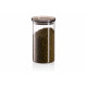 Банка для зберігання Ardesto Fresh, 1150мл, скло, пластик, прозорий