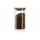 Банка для зберігання Ardesto Fresh, 1150мл, скло, пластик, прозорий