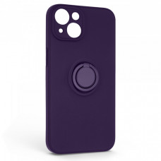 Чохол ArmorStandart Icon Ring для Apple iPhone 14 Dark Purple (ARM68690)