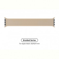 Ремінець Armorstandart Braided Solo Loop для Apple Watch 38mm/40mm/41mm Beige Size 6 (144 mm) (ARM64893)