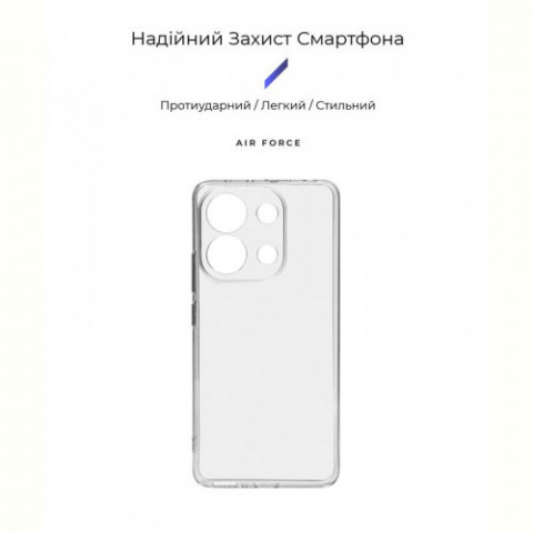 Чохол-накладка Armorstandart Air для Xiaomi Redmi Note 13 4G Camera cover Clear (ARM71880)