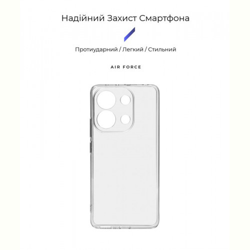 Чохол-накладка Armorstandart Air для Xiaomi Redmi Note 13 4G Camera cover Clear (ARM71880)