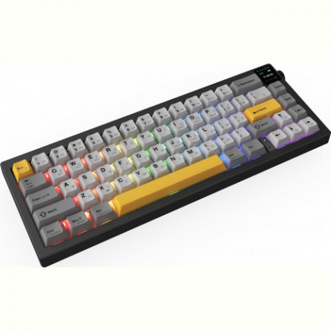 Клавіатура бездротова Ajazz AK650 Flying Fish Switch Black (AK650-FF-BGY)