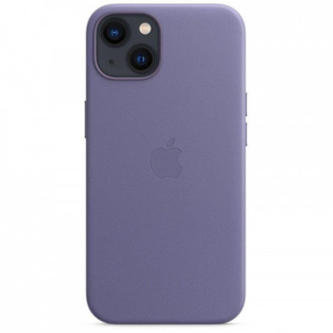 Чохол-накладка Apple Leather Case with MagSafe для Apple iPhone 13 Wisteria (MM163)