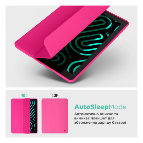 Чохол ArmorStandart Smart Fold Pen для Samsung Galaxy Tab A11+ Rose Red (ARM89312)