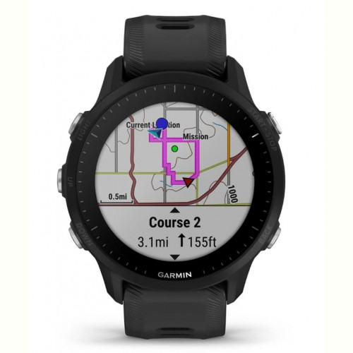 Смарт-годинник Garmin Forerunner 955 Solar Black (010-02638-H0)