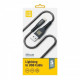 Кабель Luxe Cube Kevlar USB-Lightning, 1.2м, чорний (8886668686440)