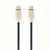 Кабель Cablexpert (CC-USB2PD60-CMCM-1M) USB Type-C-USB Type-C, 1м, чорний/золотистий