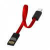 Кабель ColorWay USB-Lightning, 2.4А, 0.22м, Red (CW-CBUL021-RD)