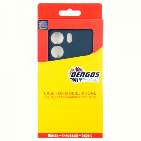 Чохол-накладка Dengos Carbon для Motorola Moto G06 Blue (DG-TPU-CRBN-241)