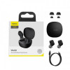 Bluetooth-гарнітура Baseus Encok TWS WM01 Black (NGWM01-01)