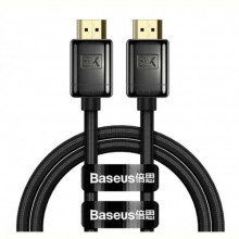 Кабель Baseus High Definition (Zinc alloy) HDMI - HDMI, V2.1 8K, 3м, Black (WKGQ000201)