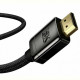 Кабель Baseus High Definition (Zinc alloy) HDMI - HDMI, V2.1 8K, 3м, Black (WKGQ000201)