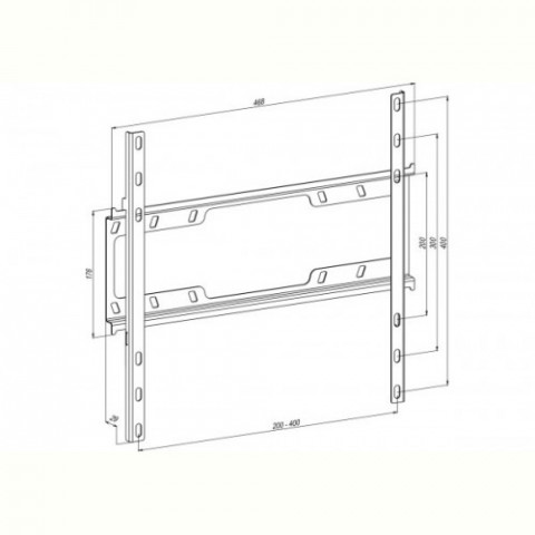 Кронштейн KSL Simpler 48EP (VESA400х400)