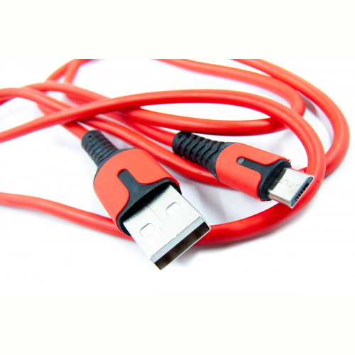 Кабель Dengos USB-Lightning 1м Red (PLS-M-IND-SOFT-RED)