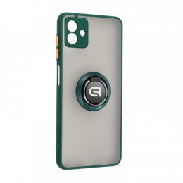 Чохол-накладка Armorstandart Frosted Matte Ring для Samsung Galaxy A04 SM-A045 Dark Green (ARM68343)