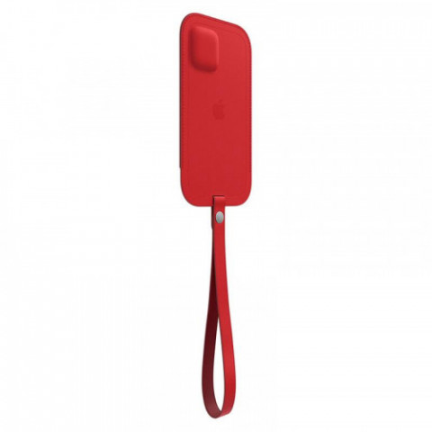 Чохол на руку Apple Leather Sleeve with MagSafe для Apple iPhone 12/12 Pro RED (MHYE3)