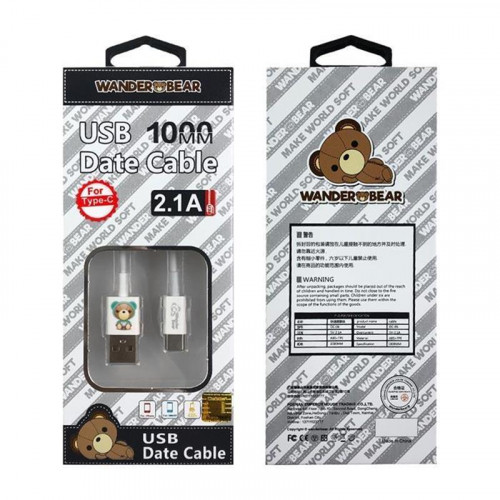 Кабель XoKo WanderBear USB Type-C SC-007a 1m