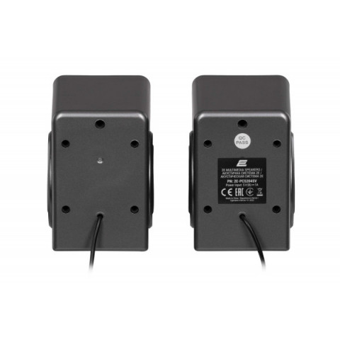Акустична система 2E PCS204, 2.0, USB, Silver