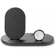 Бездротовий ЗП Belkin 3-in-1 Wireless Pad/Stand/Apple Watch Black