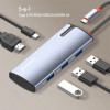 Док-станція ColorWay USB-C 5-в-1 Type C PD 100W/USB3.0х3/HDMI 4К (CW-HUB01)