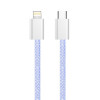 Кабель ColorWay Lightning + USB Type-C (M/M), 3.0 А, 1 м, Purple (CW-CBPDCL061-PU)